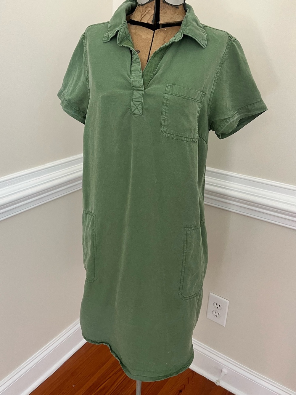 Women's Green Polo Dress